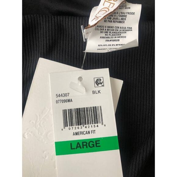 Becca  Fine Line American Fit Bottoms Black Large NWT - Picture 8 of 10